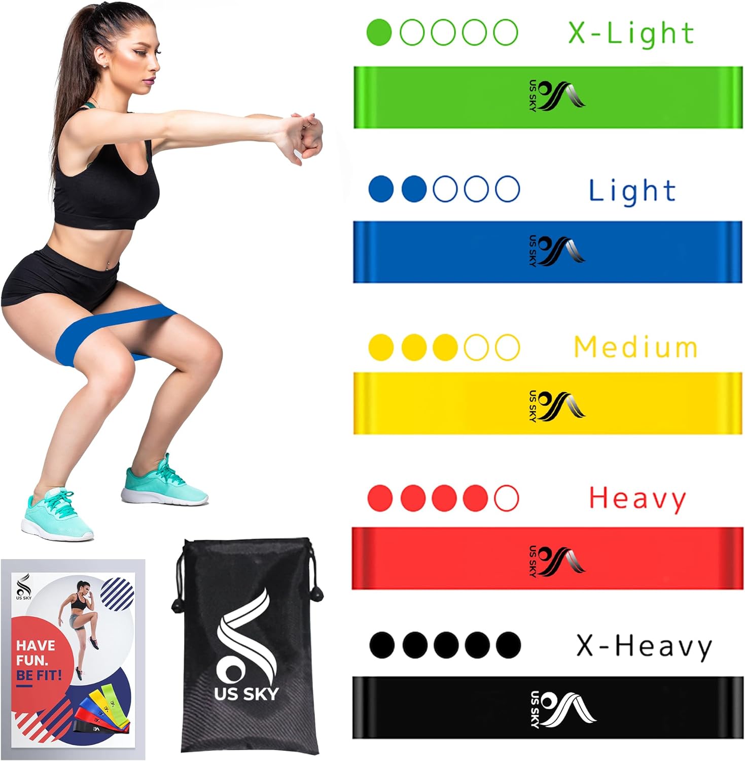  WIKDAY Resistance Bands for Working Out Exercise Loop