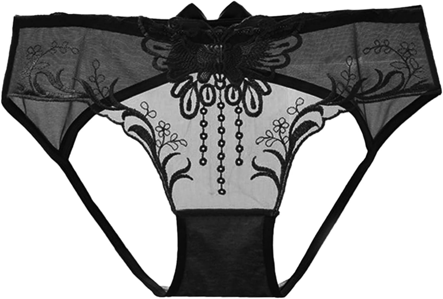 SUKIRIYA Women's lace briefs sexy panties with cage back