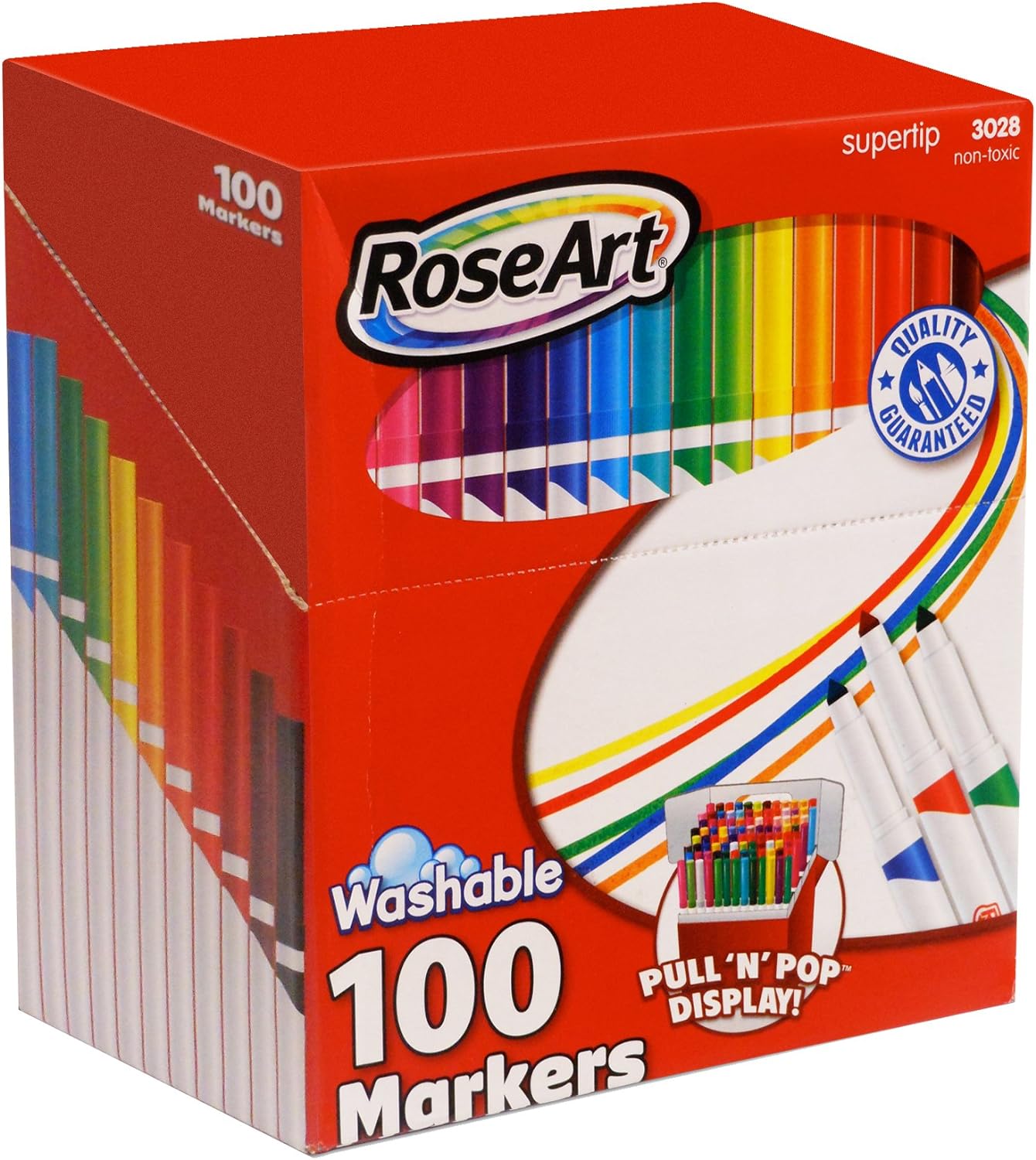 Rarlan Washable Markers Bulk, Markers for Kids, Bulk pack, 8 Colors, 160  Count