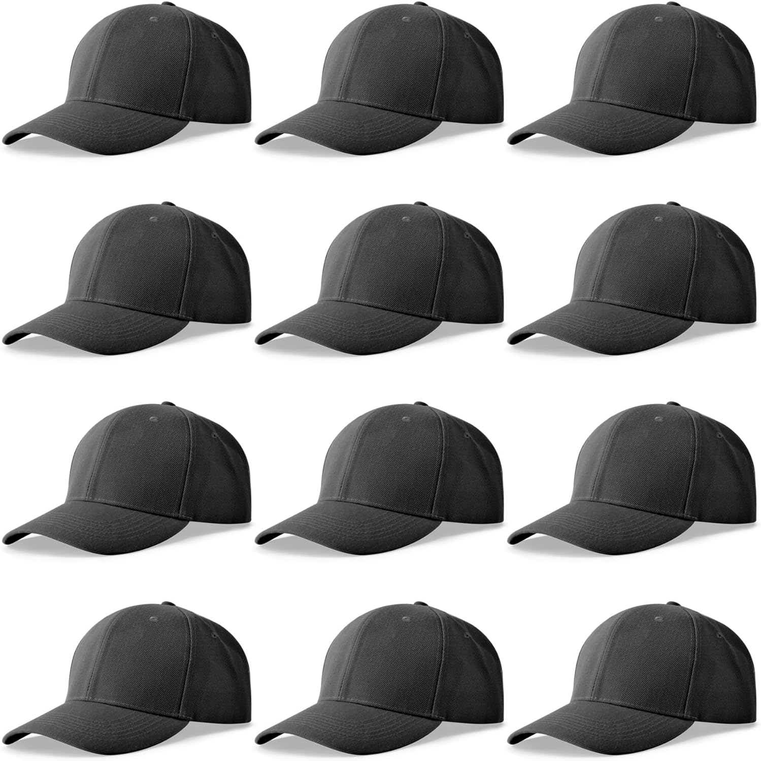 40 Pack Sublimation Blank Baseball Cap Adjustable Mesh Trucker Hat