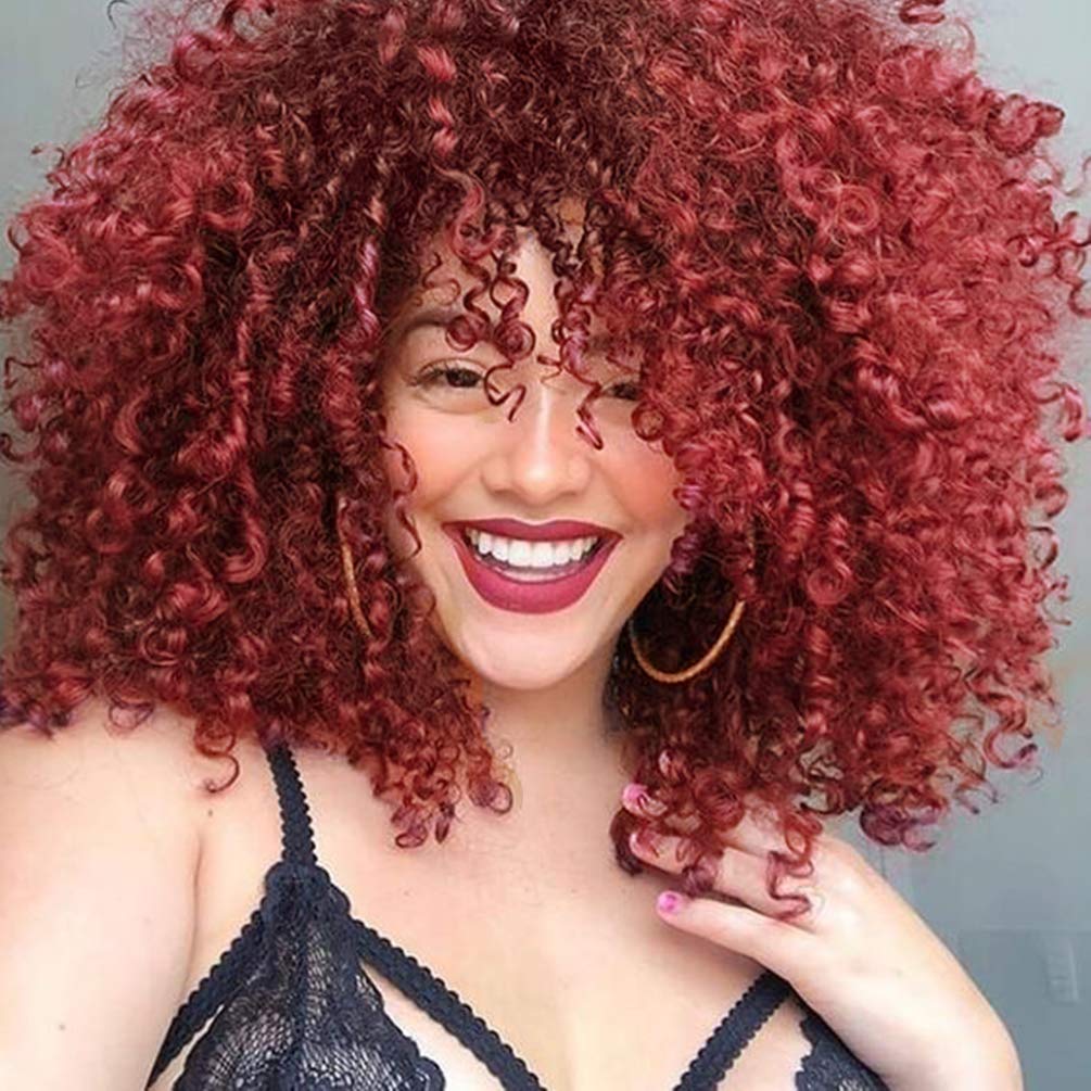 African American Celebrity Wigs Short-Female-Haircut Afro Kinky Curly Wig  Synthetic Hair Cheap-Wigs Perfumes Feminino - China Wig and Synthetic Wig  price