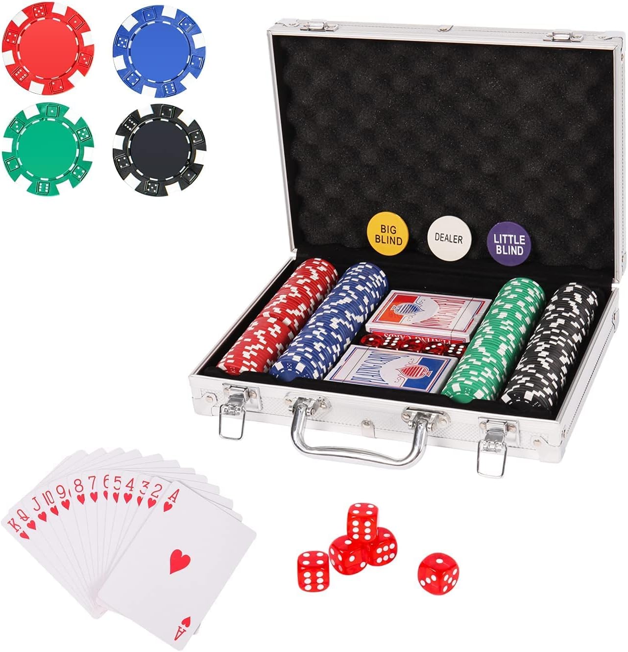  Versa Games 500 13.5g Pro Poker Clay Poker Chip Set