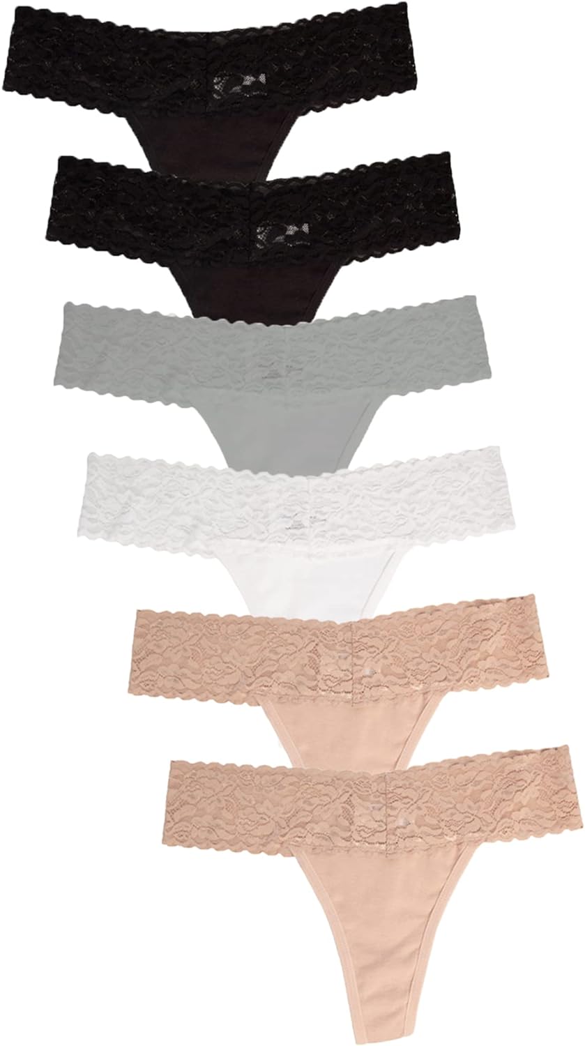  9 Pack Cotton Underwear For Women Sexy Low Rise