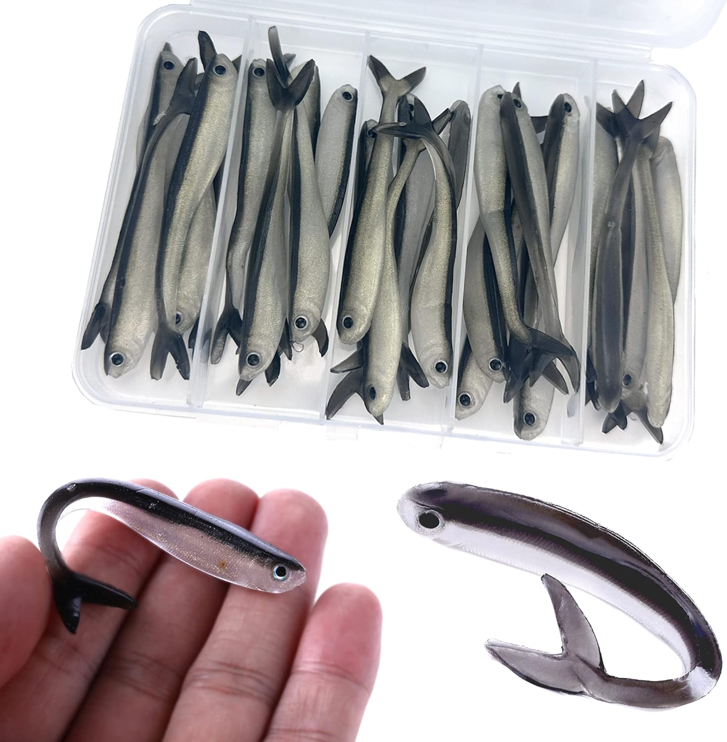 Swimbaits Paddle 5/4/3/2 Inchs Paddle Tail, Soft Lure for Trout