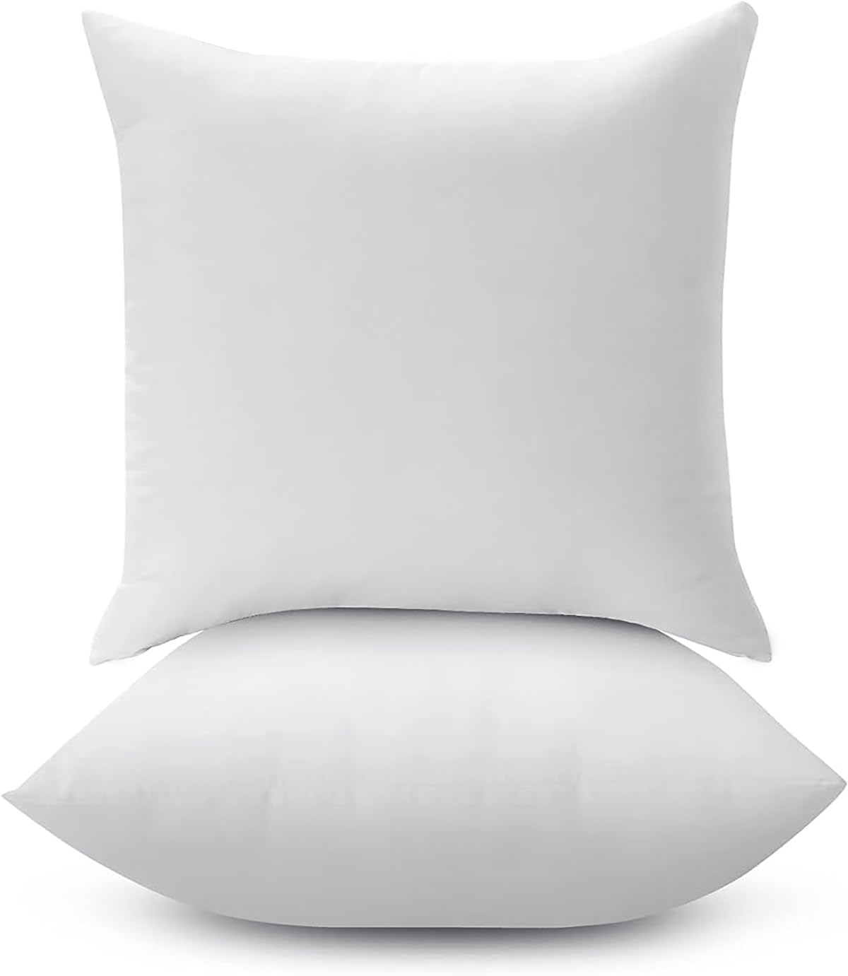 LANE LINEN 4 Pack 18x18 White Throw Pillow Inserts for