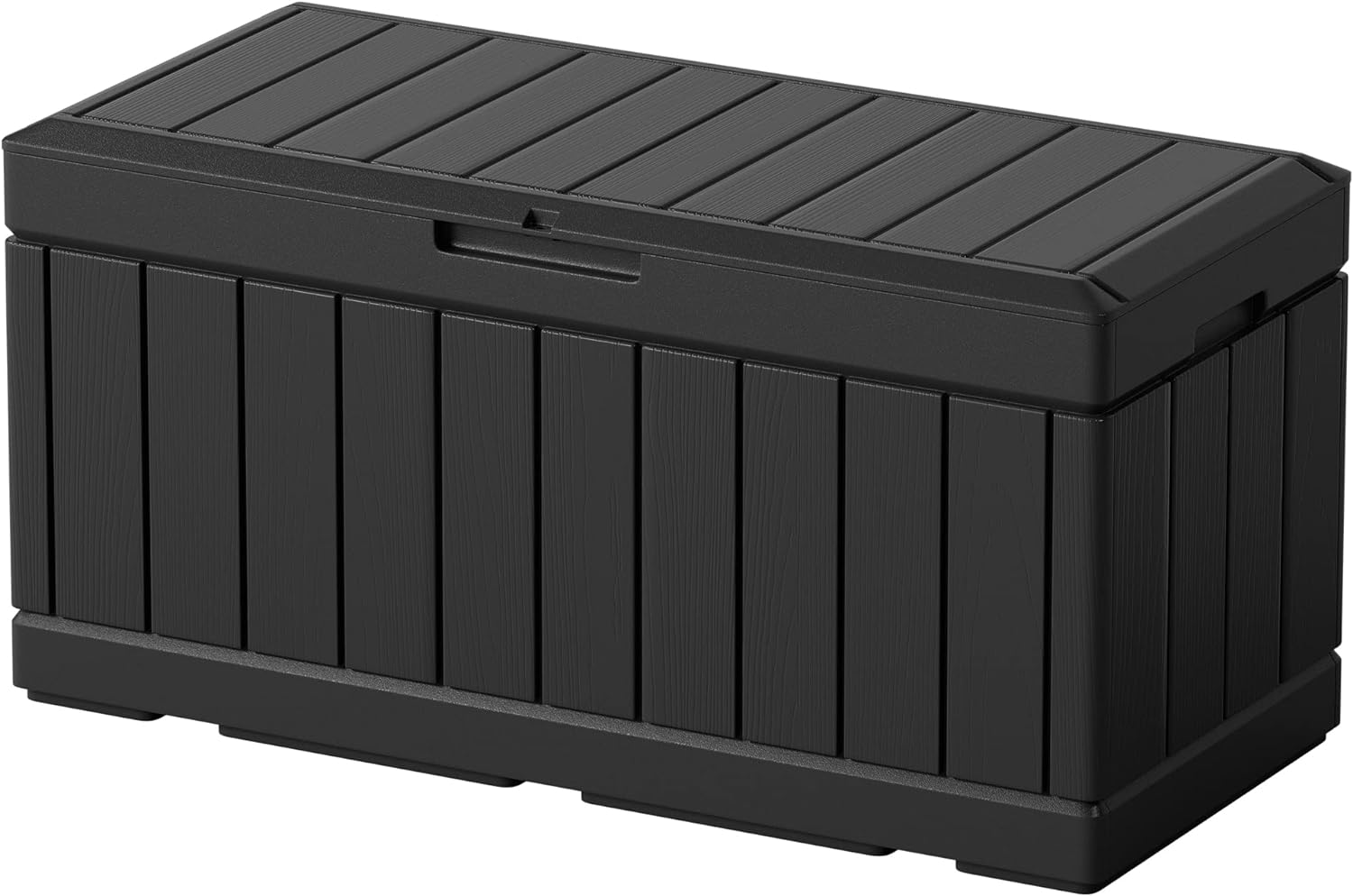 BTExpert 150 Gallon Large Resin Deck Box, Outdoor Storage Container fo