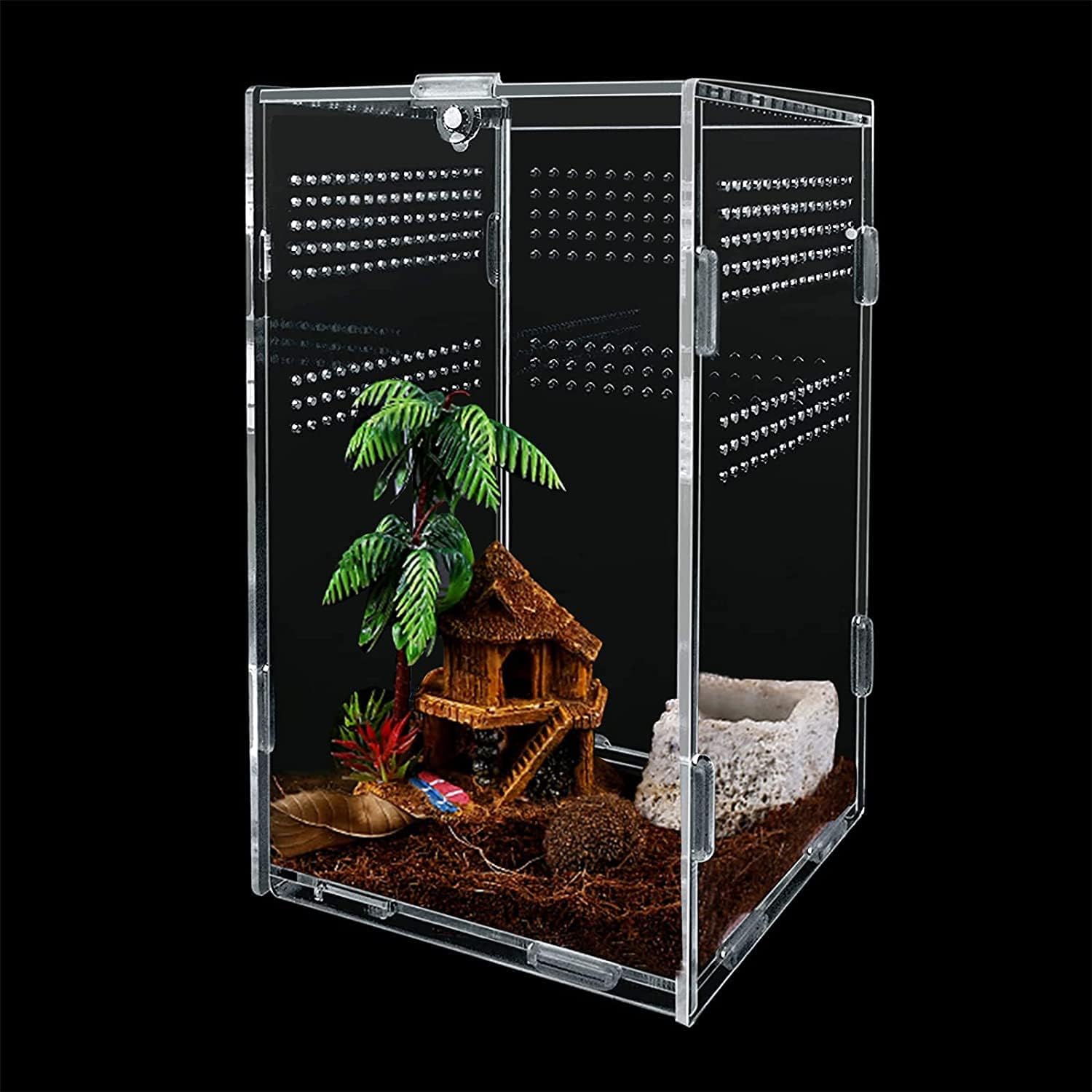  Spider Terrarium, Acrylic Reptile Breeding Box