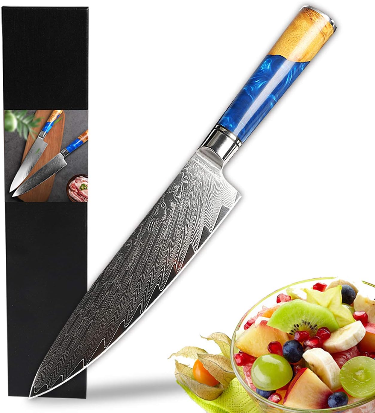 Damascus Kitchen Knife Chef Knives – TheTrendWillOut