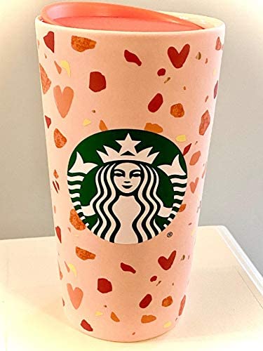 Wholesale Starbucks tumbler- pink hearts tumbler- valentine