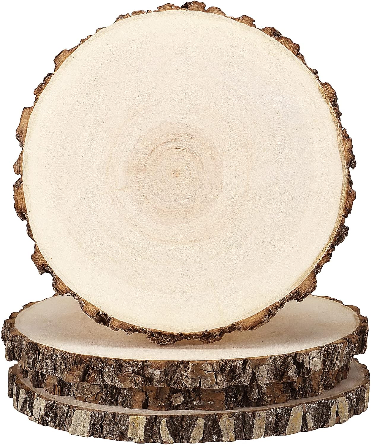 5 Pack 6-7 Inch Natural Wood Slices for Centerpieces, Wood Slice DIY  Projects