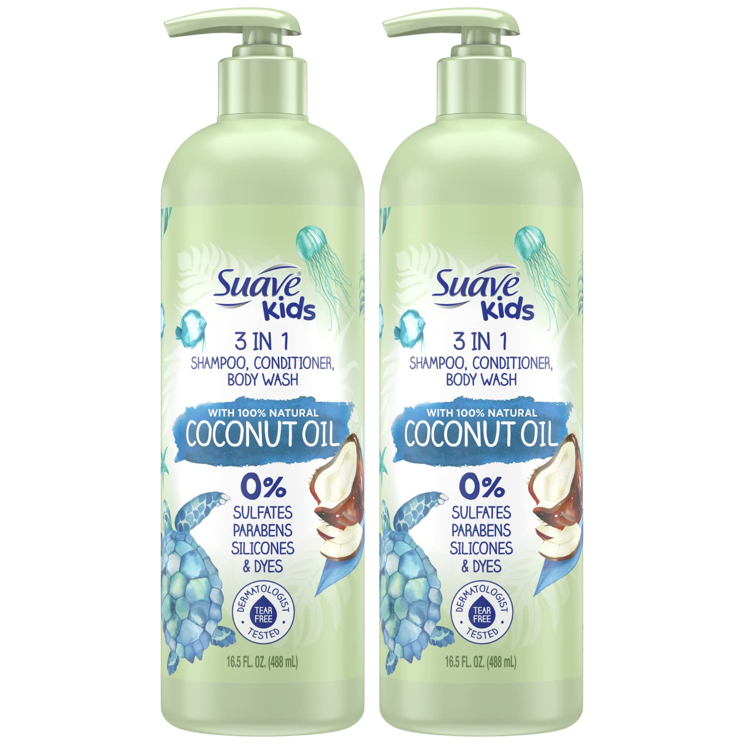  Suave Kids 3 in 1 Shampoo Conditioner Body Wash For Tear-Free  Bath Time, Fresh Spider-Sense, Dermatologist-Tested Kids Shampoo 3 in 1  Formula 28 oz, Pack of 4 : Beauty & Personal Care