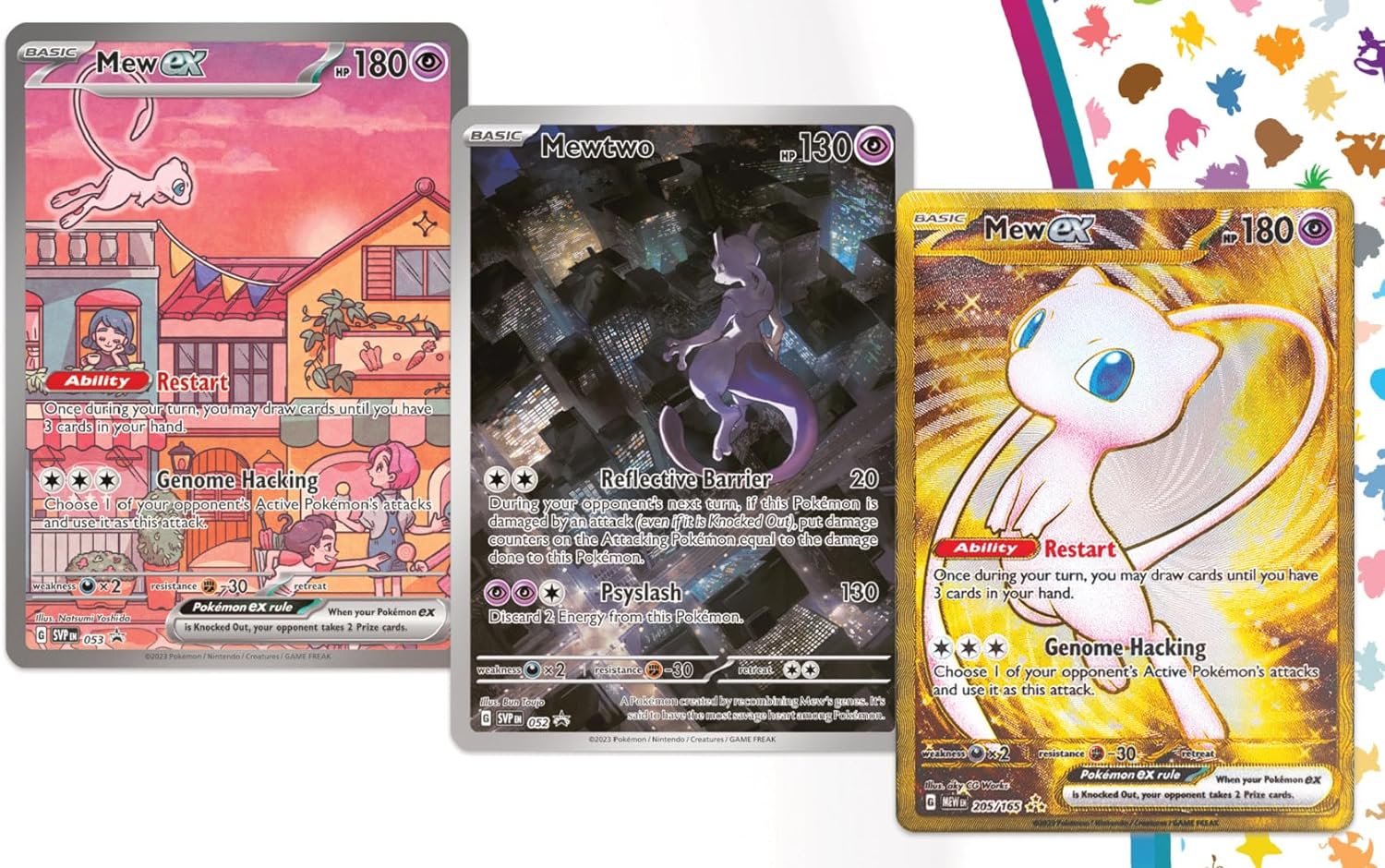 ALBUM POKEMON EVOLUTIONS EP - Sticker Album + Full Set 151/151 PERU 2022  MEWTWO