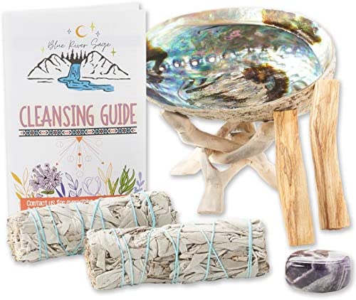 Wholesale Smudging & Energy Cleansing Kit with Amethyst, White Sage