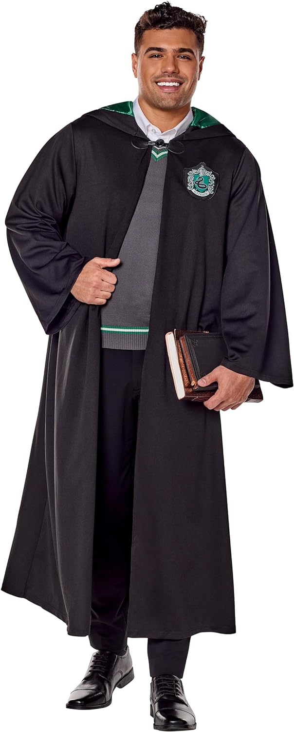 Disguise Harry Potter Slytherin Robe Prestige Childrens Costume Accessory,  Black