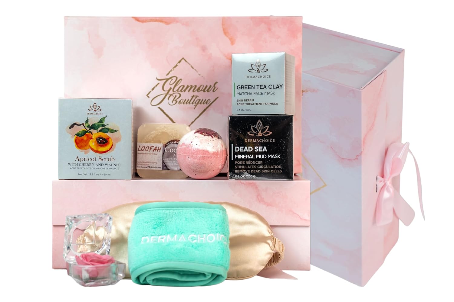 Skincare Gifts For Teenage Girls Cherry Blossom Skincare Sets Facial kit  Pamper Sets For Women Gifts Skin Care Sets & Kits with Cleanser Face Serum  Face Cream Toner Eye Cream Mask (7PCS