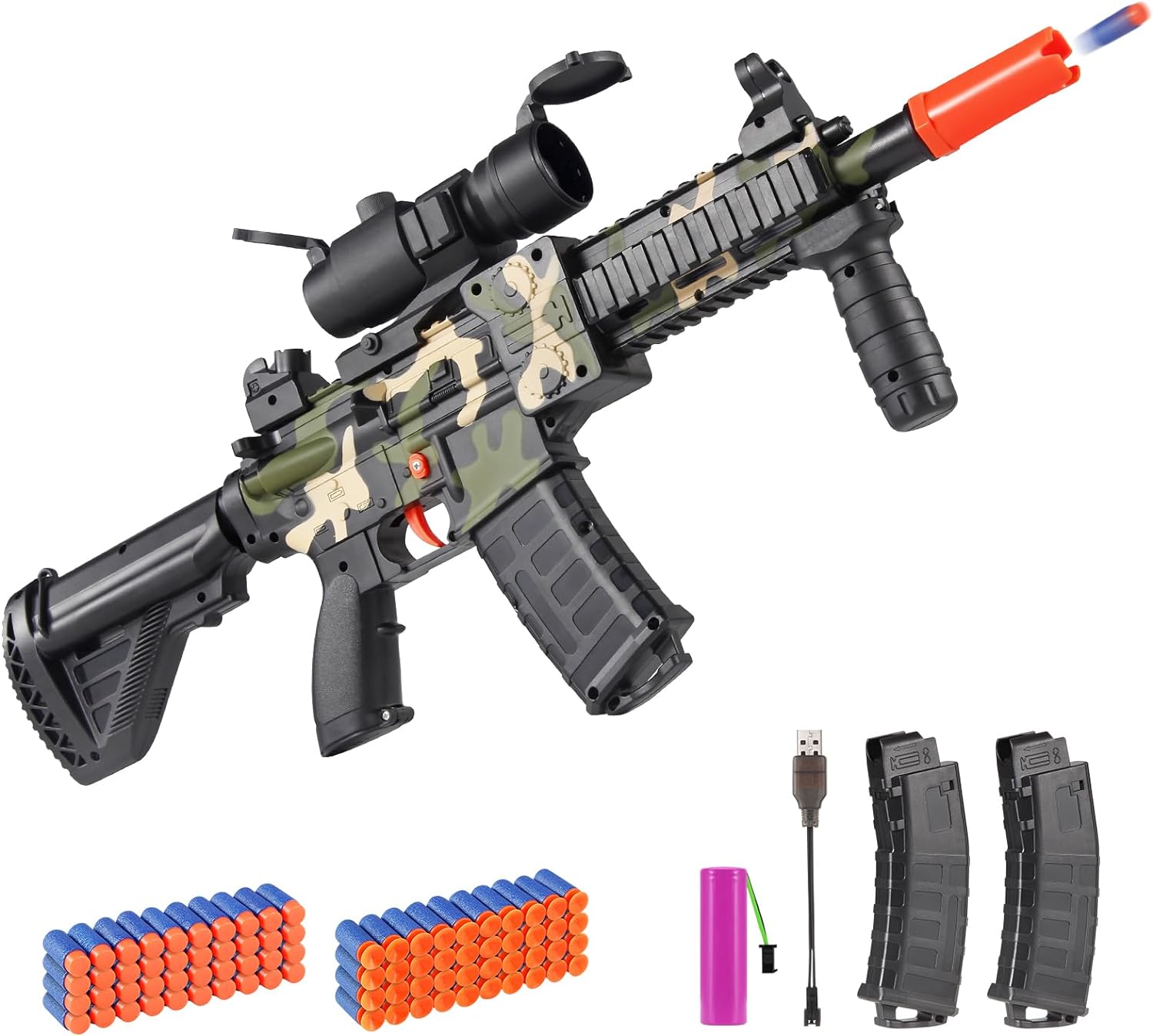 Open Box Nerf Fortnite Heavy SR Blaster Sniper Rifle Guns Boys Toy Foam  Dart Gun 195166120836
