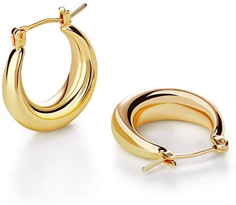 Wholesale LILIE&WHITE Chunky Gold Hoop Earrings for Women Cute Fashion ...