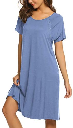 Wholesale Ekouaer Women’s Nursing/Delivery/Labor/Hospital Nightdress ...