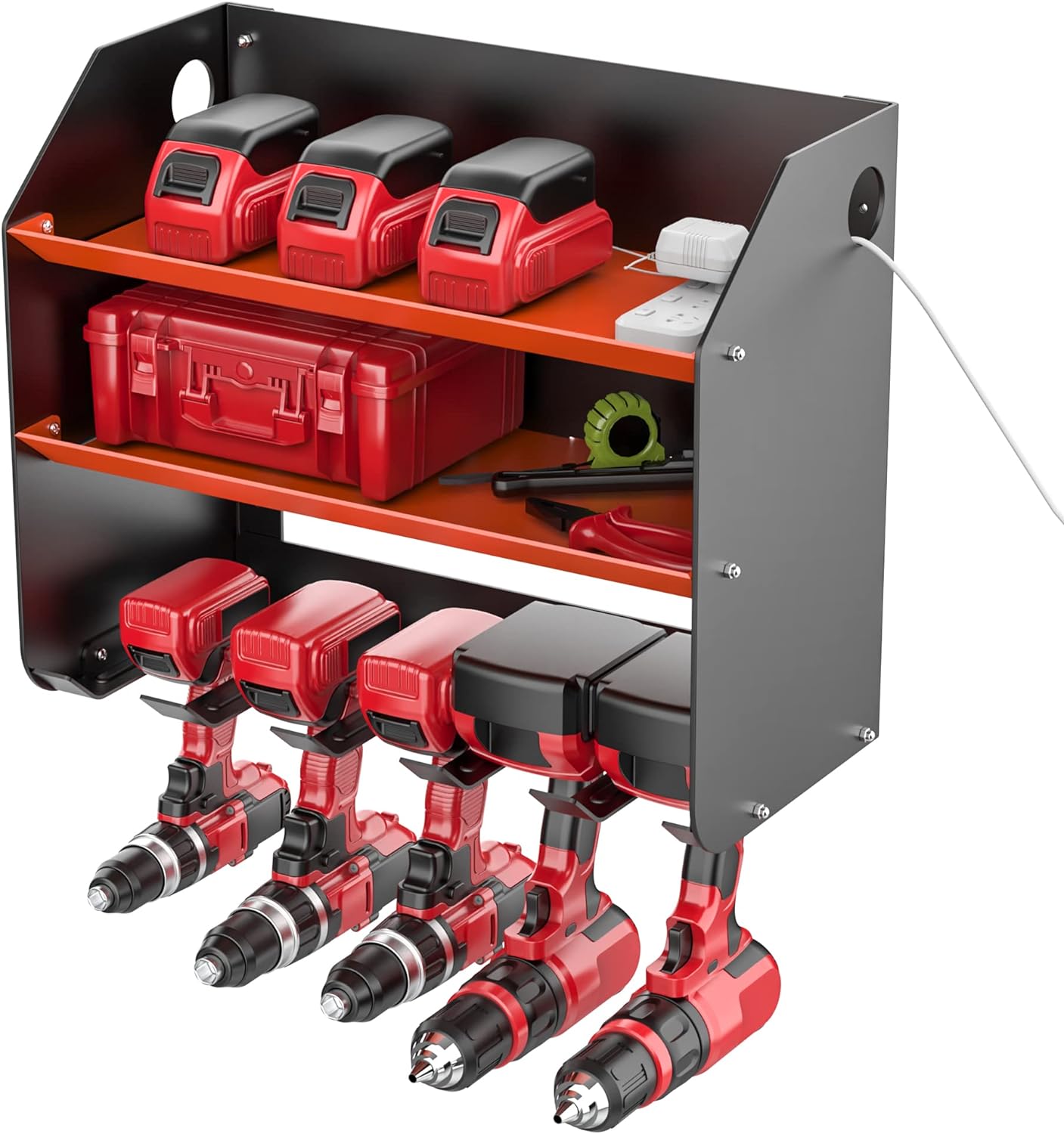 WFX Utility™ Power Tool Organizer Storage Rack, Drill Holder Utility Rack  Cordless Drill Charging Station