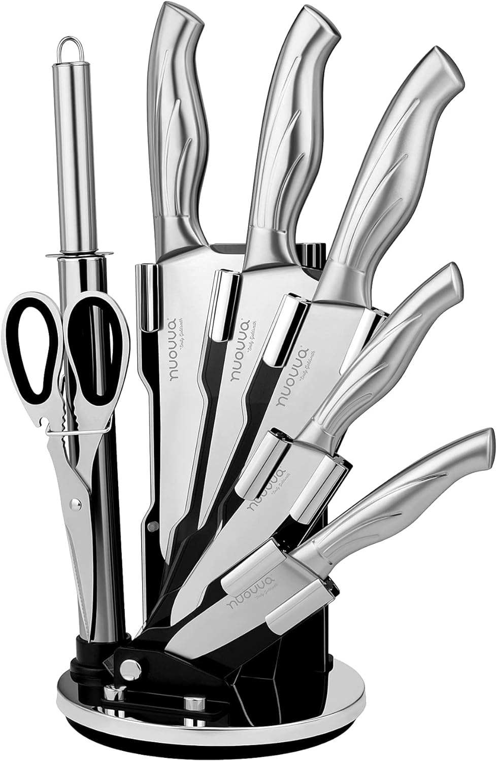 Yatoshi 13Pcs Knife Block-Pro Kitchen Knife Set Ultra Sharp High