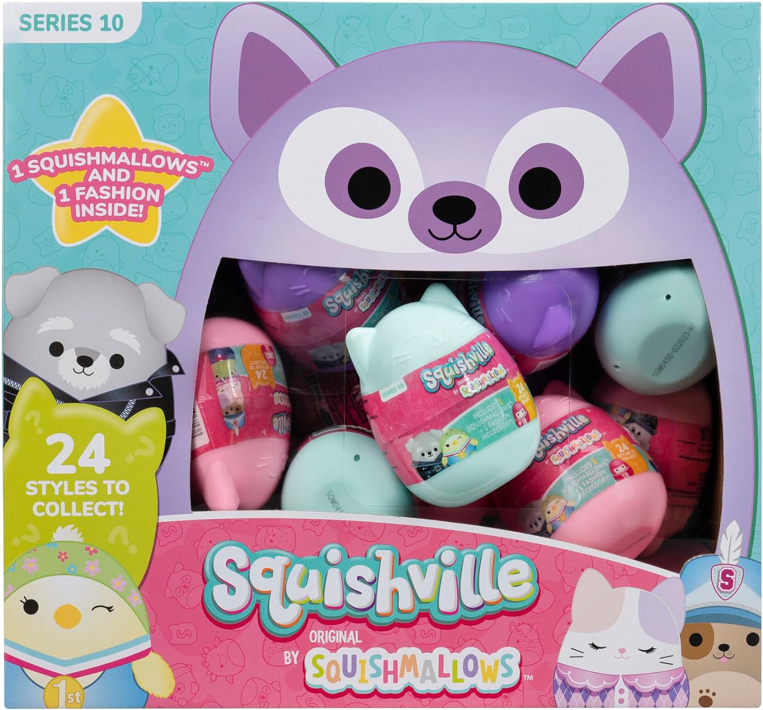 Squishmallows' Squishville 2 Holiday Calendar Plush 24pk