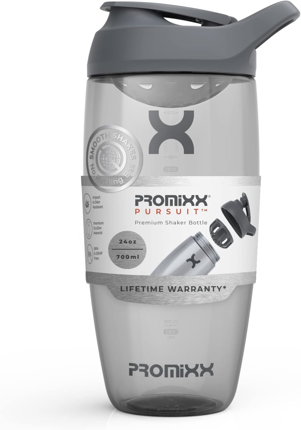 Protein Shaker Bottle- 24oz Smoothie Bottle For Sports Supplements Shakes-  Good Materials, Leak Proof 600ml Gym Shaker For Protein Shakes With Shaker