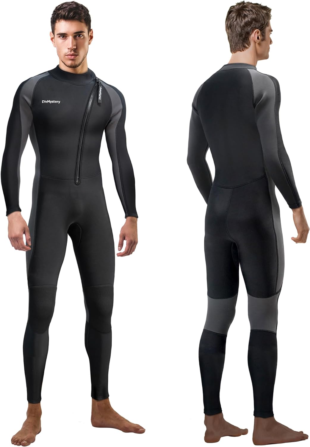 Lemorecn (16 Sizes) Mens Wetsuits Jumpsuit Neoprene 3/2mm and 5/4mm Full Body Diving Suit for Men and Women