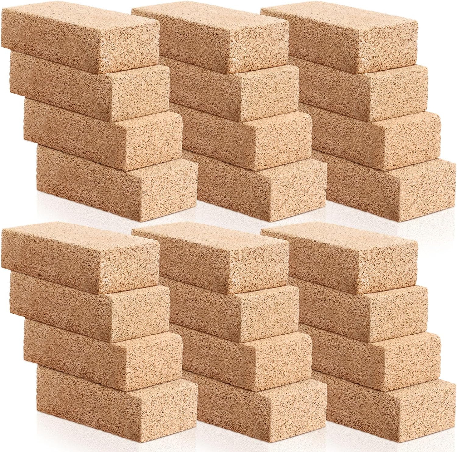 Simond Store Insulating Fire Brick 2500F 0.75inch x 4.5inch x 9inch IFB Box  of 12 Fire Bricks for Fireplaces, Pizza Ovens, Kilns, Forges 