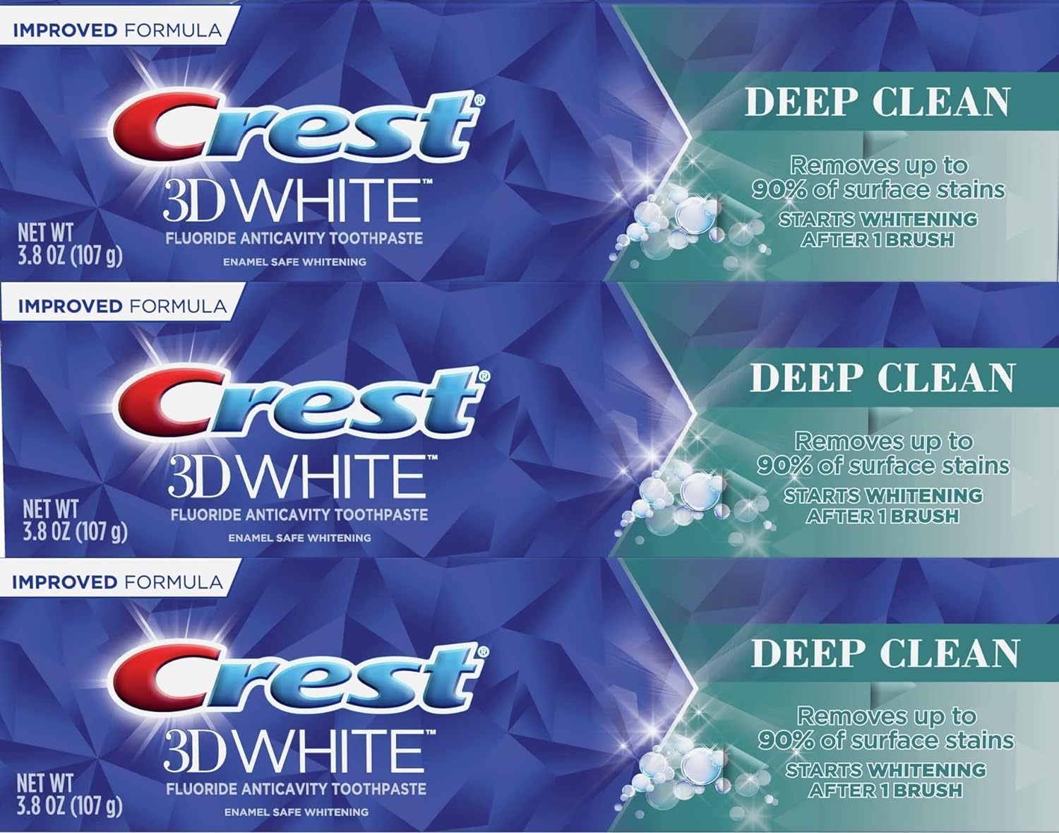 Crest 3D White Ultra Whitening Toothpaste Vivid Mint (5.2 oz 5 pk.)