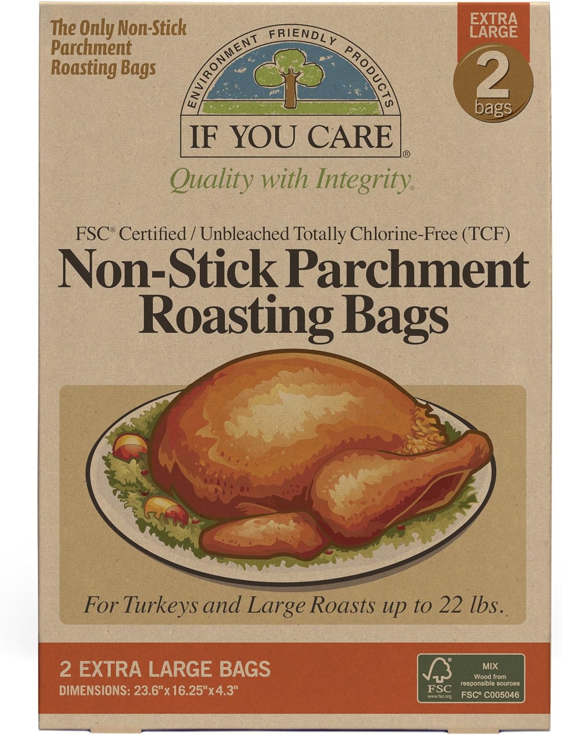 Buddy Bags Co Multipurpose Turkey Oven Bags - 19 x 24.5 - 100 Pack