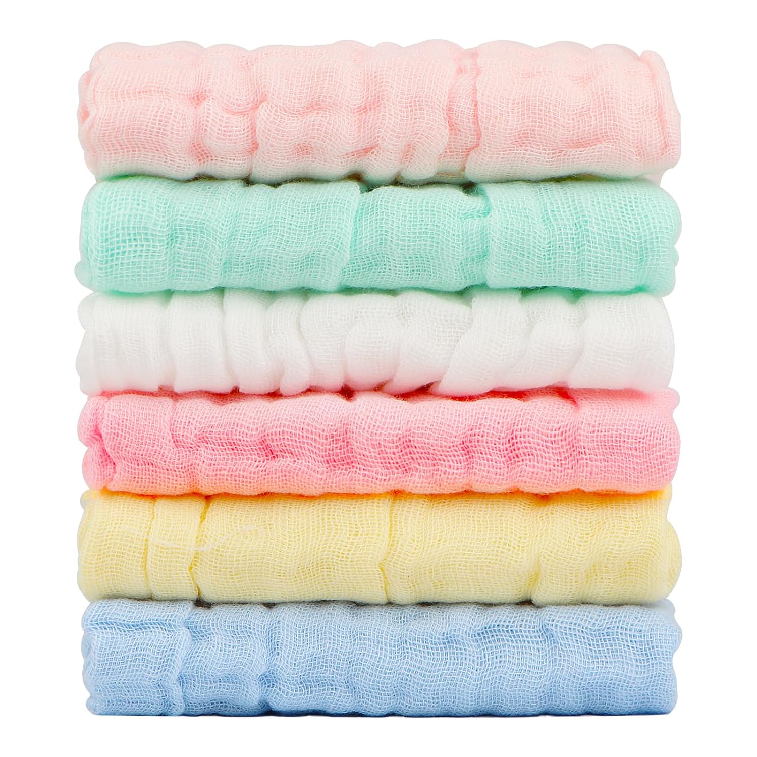 Ejoyce Baby Bamboo Washcloths Premium Newborn Towel 6 per 