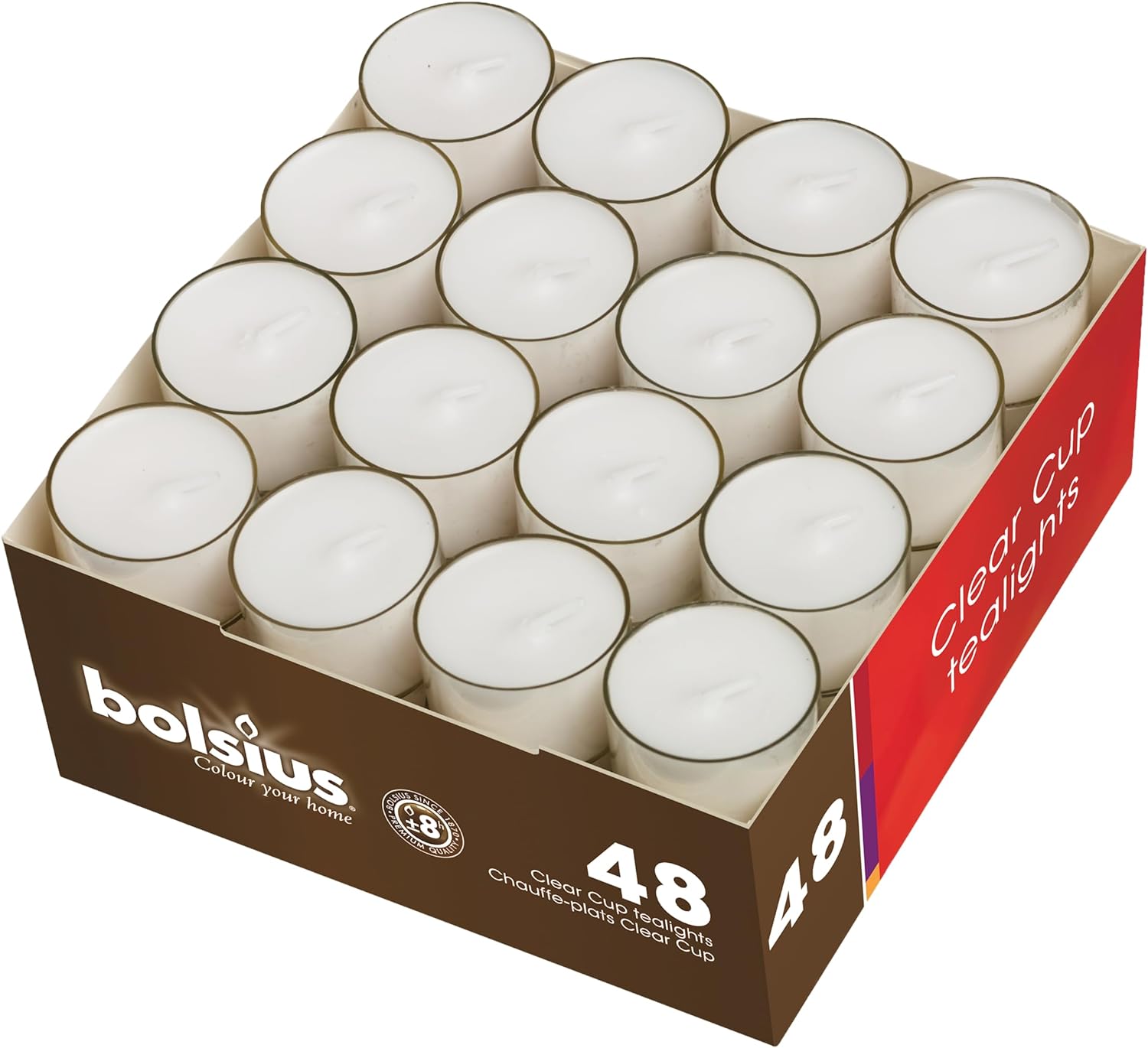 Ohr Tea Light Candles - 100 Bulk Pack - White Unscented Travel, Centerpiece
