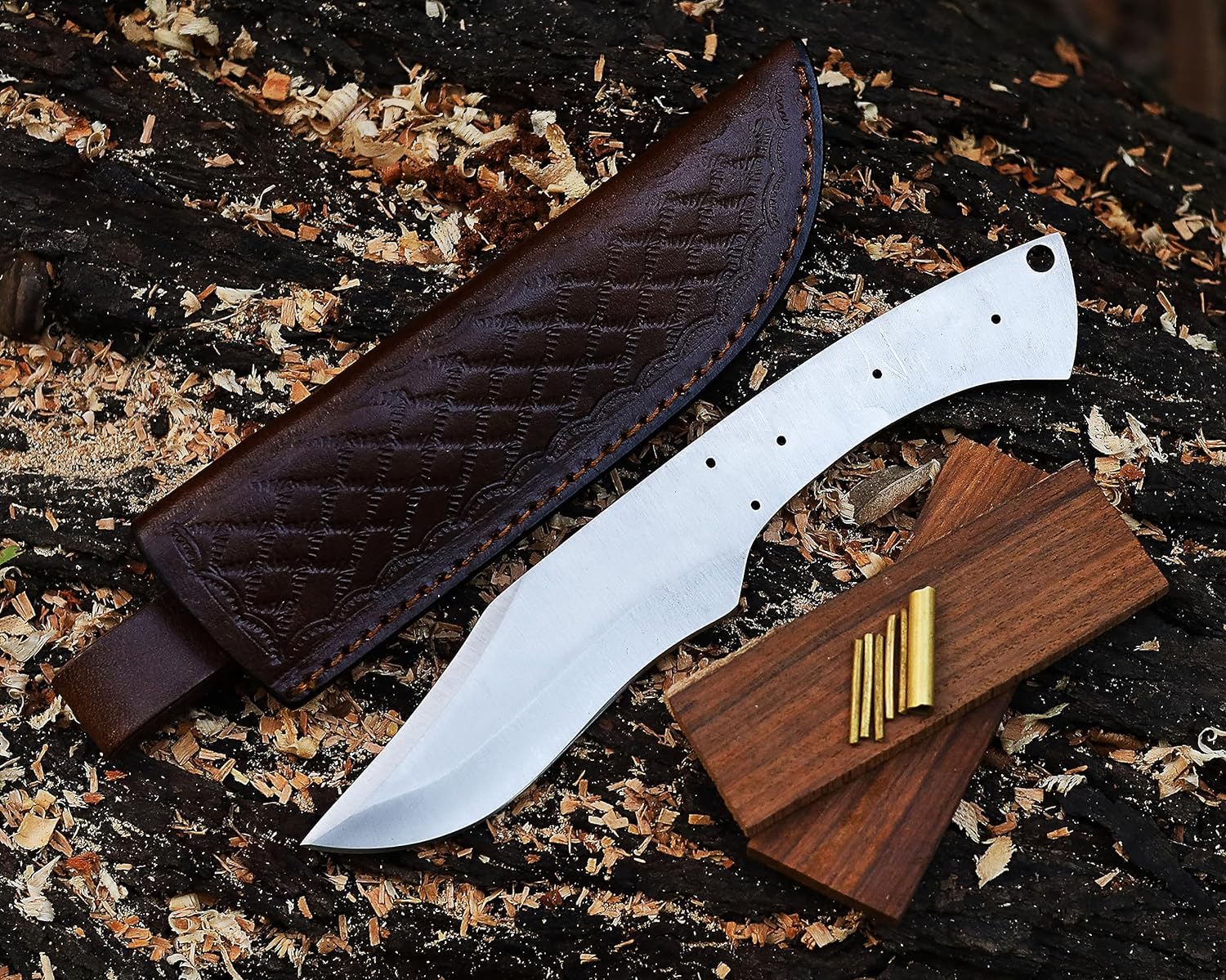 FL006 - Frame Lock Folding Knife Kit - (w/Cocobolo Dymondwood Handles)