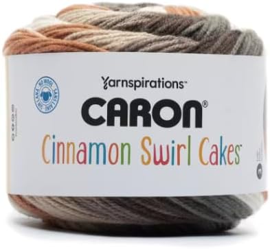 CARON Cinnamon Swirl Cakes Colour is Bay
