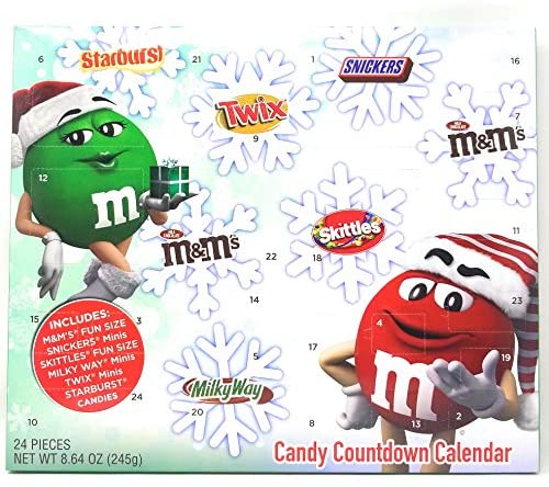 Wholesale 2019 Mars Christmas Advent Calendar with Assorted Candy M M #39 s