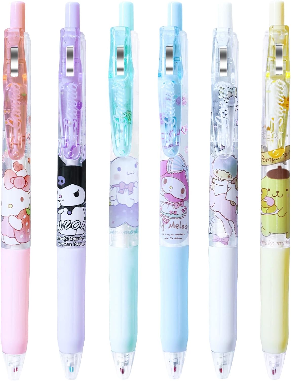 [8-in-1] Hello Kitty 8pcs Wooden B Lead Pencil Set (1pk) (Pink)