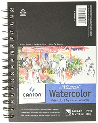 6-Pack Bundle - Canson XL Series Watercolor Textured Paper Pad for