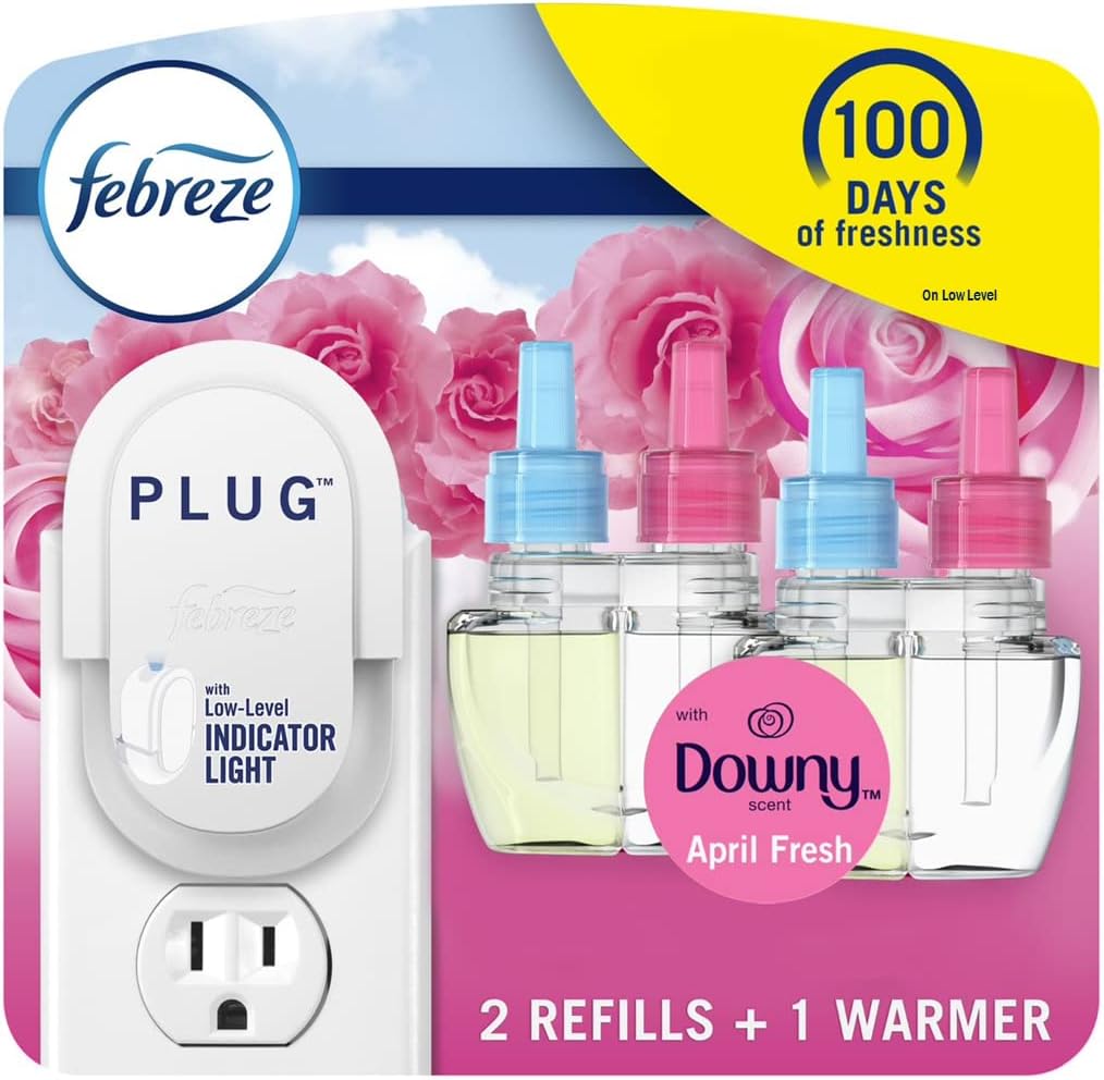  Febreze Wax Melts Air Freshener - with Downy April Fresh Scent  - Net Wt. 2.75 OZ (78 g) Per Package - Pack of 4 Packages : Health &  Household