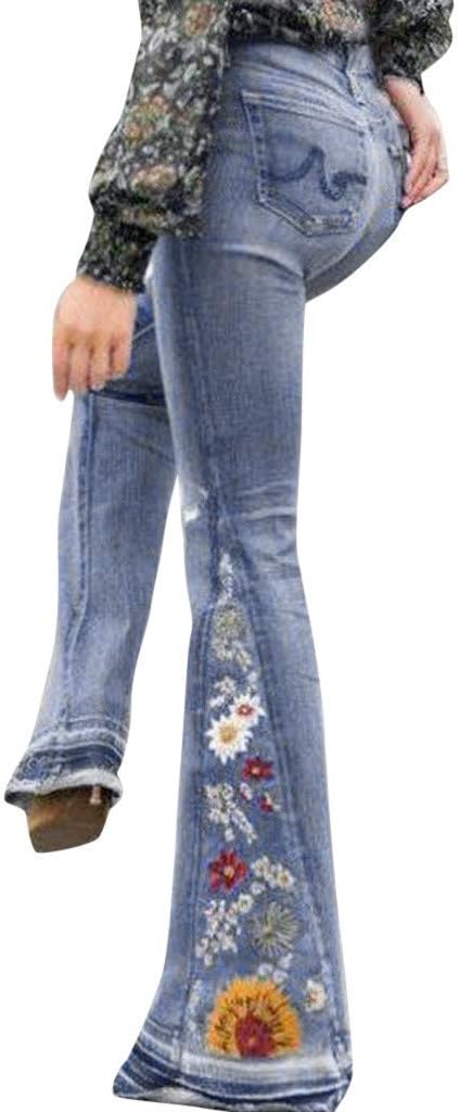 CZFSWT Bell Bottom Jeans for Women, High Waisted Flare Jeans for