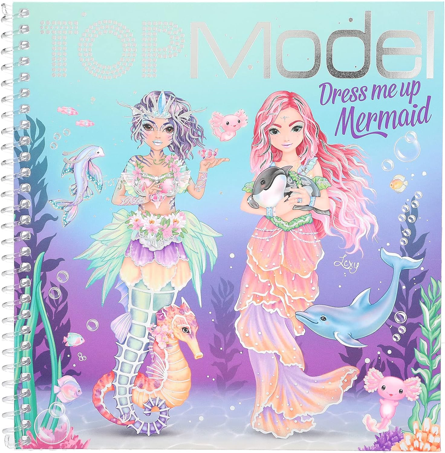 Depesche 12721 TOPModel Holiday Dress Me Up Sticker Book with 24 Pages to  Create Chic Outfits, Colouring Book with 11 Sticker Sheets