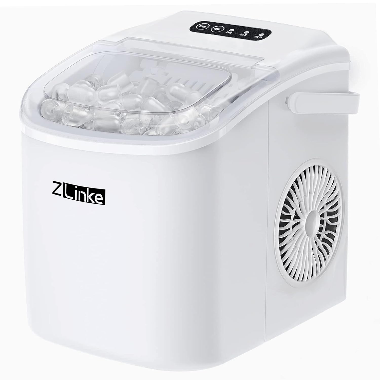 Ice Makersportable Ice Maker Machine With Self-cleaning, 26.5lbs/24hrs, 6  Mins/9 Pcs Bullet Ice, Ice Scoop And Basket, Handheld Ice Maker For  Kitchen/