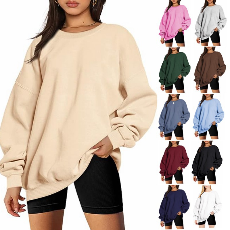 Trendy Queen Women's Oversized Hoodies Fleece Hooded Sweatshirts Comfy  Casual Pullover Loose Lightweight Fall Winter Clothes