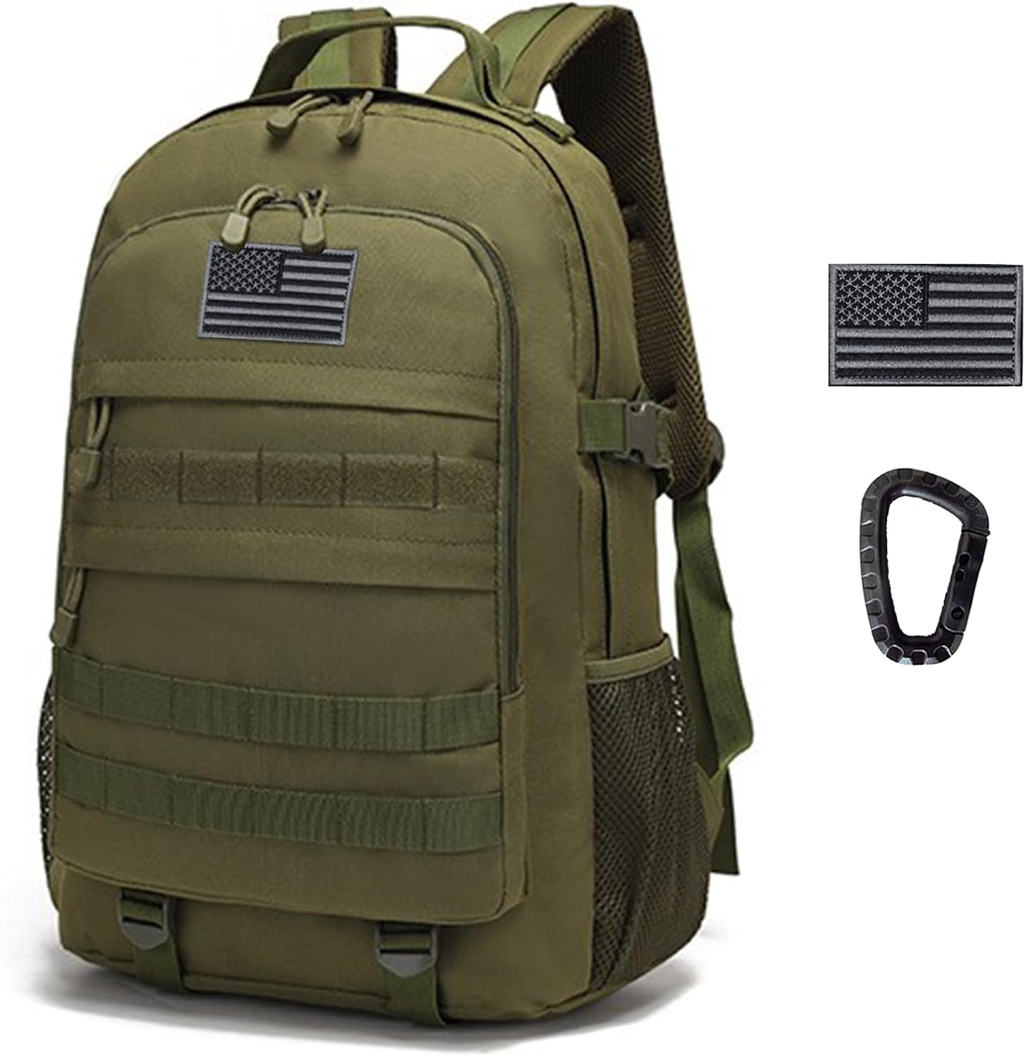 QT&QY 45L Military Tactical Backpacks Molle Army Assault Pack 3 Day Bug Out  Bag Hiking Treeking Ruck 