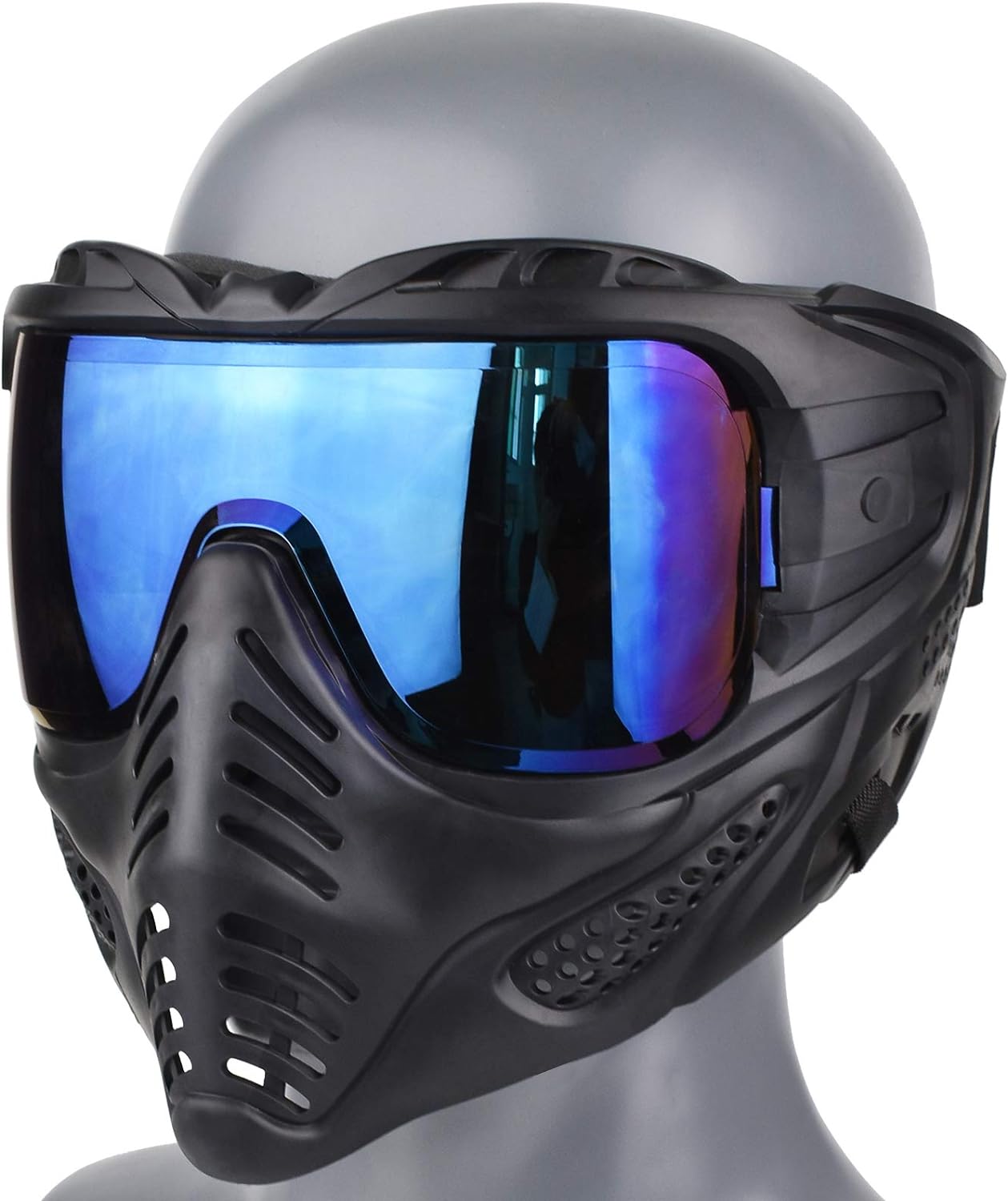 Paintball Mask Anti Fog, Full Face Tactical Mask Goggles