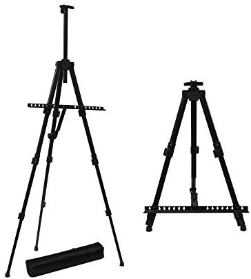 Telescoping Tripod Painting Artist Easel Display Stand Drawing Board w/Carry Bag 