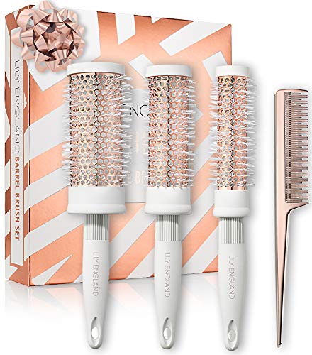  Hair Brush Set - Rose Gold Luxury Professional Hairbrushes and  Comb for Detangling, Blow Drying, Straightening - Gift Bundle by Lily  England : Beauty & Personal Care