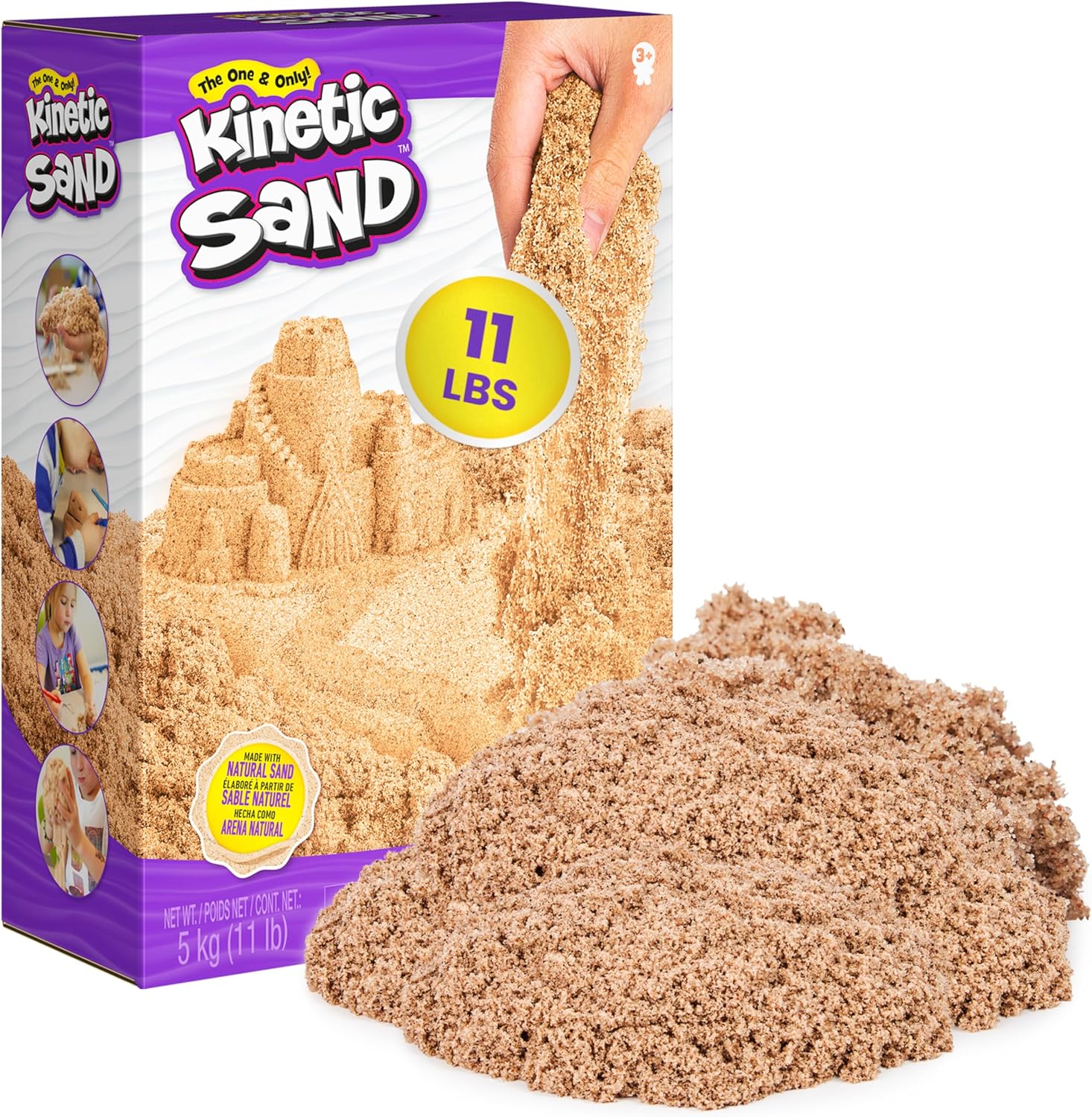 Blue Kinetic Sand Kinetic Sand Super Stretchy, Moldable