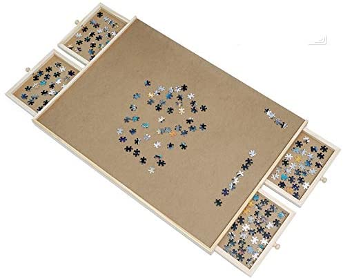 Jigsaw Puzzle Board Mat Smooth Puzzle Plateau Portable Board With