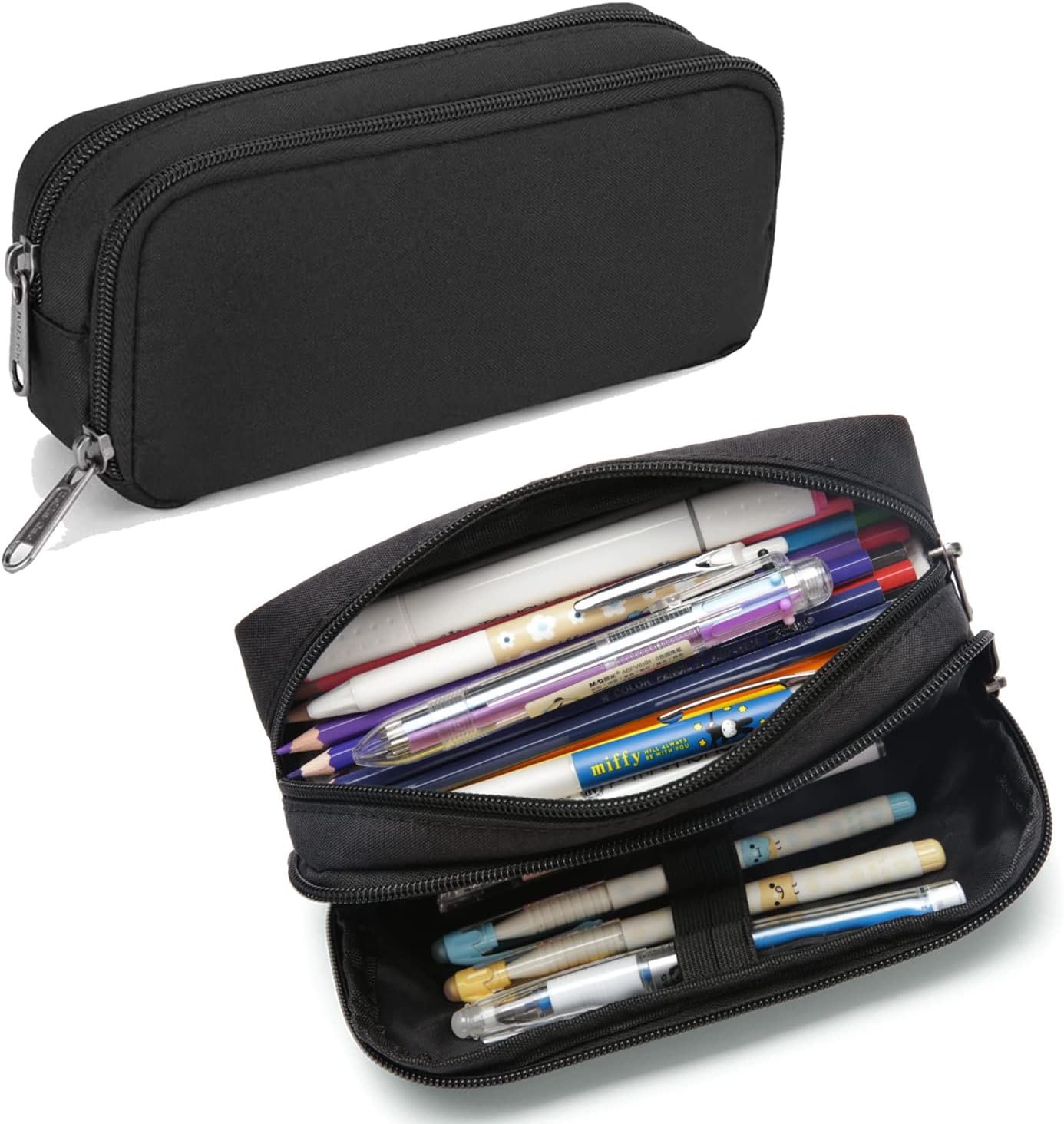 Large Capacity Pencil Case CICIMELON 3-Layer Pencil Case Large
