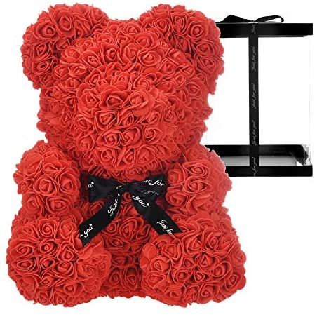 artificial rose bear wholesale